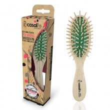 Cepillo Neumático PQ | Casalfe | 100% Bio | Púa de madera natural - Anti Frizzy hair - Pelo más brillante, fuerte, vivo y suelto