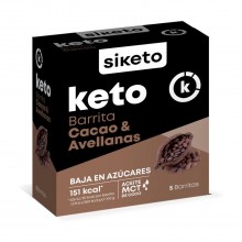Barrita Cacao & Avellana - Siketo | 5 uds. | Dieta Keto