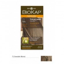 Tinte Nutricolor 7.1 Rubio Sueco | Biokap | 140ml | nutre y repara el cabello mientras lo tiñe