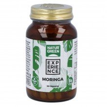 Moringa BIO | Natur Green | 90 Cáps. | 1050 mg | Gran Aporte en Vitaminas y Minerales - Producto ideal para Veganos