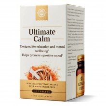 Ultimate Calm | Solgar | 30 cáps. 528mg | Adaptógena - Ayuda al Equilibrio Emocional