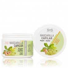 Mascarilla Capilar | SyS |250ml.| Argán y Jojoba Con Keratina |Reparadora y Antioxidante