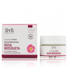 Crema Facial Noche |SyS |50ml.|Rosa Mosqueta| Regenera y Reduce las arrugas y cicatrices