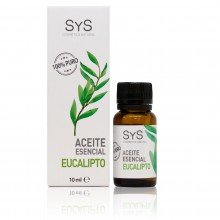 Aceite 100% Puro | SyS |10ml.|Eucalipto| Propiedades bactericidas, ayuda a reducir la temperatura corporal