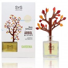 Ambientador Gardenia|  Árbol Difusor| SyS |90ml.|Notas florales y larga duración