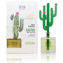 Ambientador Gardenia|  Cactus Difusor| SyS |90ml.|Notas florales y larga duración