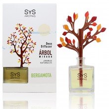 Ambientador Bergamota| Árbol Difusor| SyS |90ml.|dulce, cítrico y especiado.