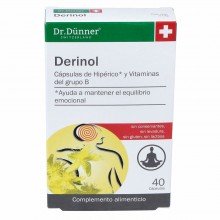 Derinol con Hipérico y Vitamina-B| Dr. Dünner |40 Caps.| Antidepresivo Natural
