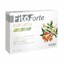 FitoForte Cúrcuma | Eladiet |30 Comp| Inflamación Huesos y Articulaciones