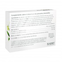 FitoForte Cúrcuma | Eladiet |30 Comp.| Inflamación Huesos y Articulaciones
