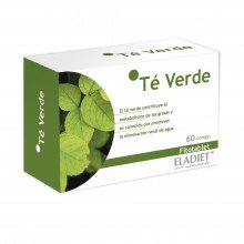 Té verde Fitotablet| Eladiet|60 Compr.|Para eliminación de líquidos y mantener peso.