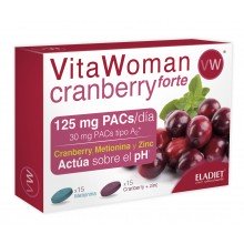 Cranberry Forte |Vita Woman | Eladiet|30 comp|Ayuda con las Infecciones urinarias