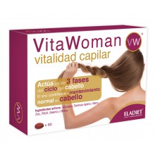 Vitalidad Capilar |Vitawoman | Eladiet|60 comp. |Mantenimiento del cabello