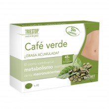 Triestop Café Verde | Eladiet|60 comp.|facilita la reducción de las grasa  y líquidos