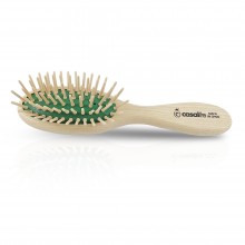 Cepillo Neumático PQ | Casalfe | 100% Bio | Púa de madera natural - Anti Frizzy hair - Pelo más brillante, fuerte, vivo y suelto