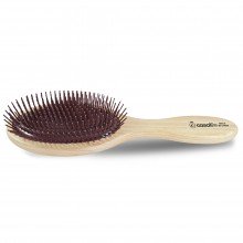 Cepillo madera Secret | Casalfe | 100% Bio madera fresno| diseñado para cepillar el cabello, ¡sin tirones!