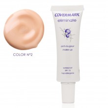 Maquillaje Dermatológico Eliminate - Con SPF-50 | Covermark | Tono 2 | 30ml | Tratamiento Cuperosis - Rosácea