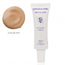 Maquillaje Dermatológico Eliminate - Con SPF-50 | Covermark | Tono 5 | 30ml | Tratamiento Cuperosis - Rosácea