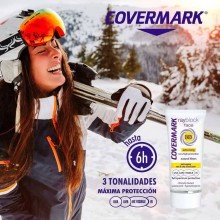 Rayblock Face SPF 80+ | Covermark | 50 ml | 6H de Protección Solar Facial Antiaging + Aftersun | Color Tierra
