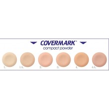 Compact Powder Covermark - Piel Grasa | Sin-SPF |Tono 1A |10gr | Polvos Compactos | Camuflaje Dermatológico Terapéutico