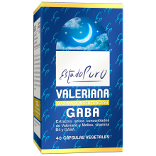 Valeriana Gaba| Estado Puro | 40 Cáps| Ayuda a Dormir | Ayuda al Normal Funcionamiento del Sistema Nervioso