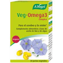 Veg-Omega-3 Complex | A. Vogel |perlas 30  | Para el cerebro y la visión
