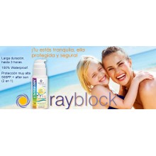 Rayblock Body Plus For Kid - SPF 50+ Covermark | 3h 100ml | Protector Solar para Niños + After Sun