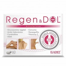 RegenDol - Regen&Dol | Eladiet| 60 Comp. 566 mg | Dolor de las articulaciones y los huesos