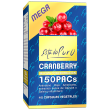 CRANBERRY 150 PACS 1128 mg | Estado Puro | Tongil | Contribuye al Sistema Inmunitario | Antioxidante