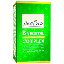 B- VEGETAL COMPLEX| Estado Puro | 30 Cáps. Concentrado | Sistema Inmunitario y Reducción de Cansancio y Fatiga