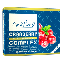Cranberry Complex| Estado Puro | 30Cáp. 28.000mg | Arándano Rojo - Infecciones de Orina - Sistema Inmunitario y Antioxidante