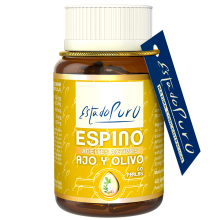 ESPINO - AJO - OLIVO | Estado Puro  | 60 perlas. Concentrado | Reduce el Colesterol y Regula la Presión Arterial