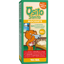 Osito Sanito Mocosete|Osito Sanito| Jarabe 150m| Tongil |gripes y resfriados que cursen con mucosidad y flemas.