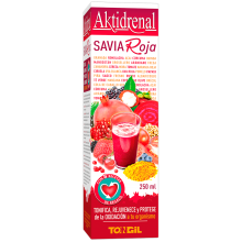 Aktidrenal Savia Roja |Savia| Botella 250ml| Tongil |protege el organismo de la oxidación, rejuvenecer y tonificar.