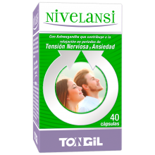 Nivelansi| Niveles| 40 capsulas| Tongil |Relajación en periodos de de tensión nervios y ansiedad.