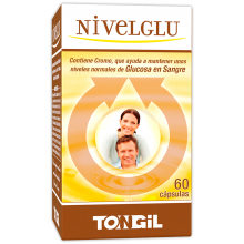 Nivelglu| Niveles| 60 capsulas| Tongil |mantiene los niveles de glucosa en sangre.