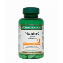 N's b Vitamina C con escaramujo| Nature's Bounty | 60 Comp de 1000mg |Potencia la energía y refuerza la inmunidad