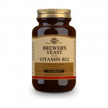 Brewer's Yeast + Vit. B12 |Levadura de Cerveza + Vit. B12 | Solgar  |250 Comps.|salud del cabello, piel y uñas
