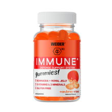 Gummies sistema inmune | Weider | Sabor Naranja | 60 gominolas| Ayuda a combatir virus y bacterias