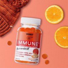Gummies sistema inmune | Weider | Sabor Naranja | 60 gominolas| Ayuda a combatir virus y bacterias