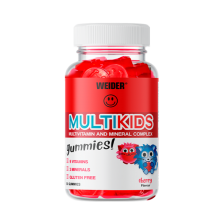 Gummies Multi kids | Sabor cereza | Weider |50 Gominolas | Gominolas con Vitaminas para Niños