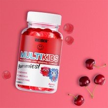 Gummies Multi kids |sabor cereza | Weider |50 Gominolas | aporte de vitaminas a los pequeños