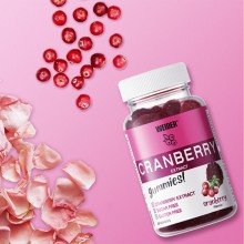 Gominolas Cranberry - sabor Arandano | Weider |60 Gominolas |Ayuda a cuidar la salud del tracto urinario