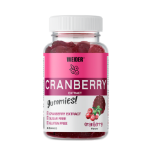 Gummies Cranberry | Arandano Rojo | Weider |60 Gominolas |Ayuda a cuidar la salud del tracto urinario