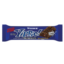 Yippie! bar chocolate Lava| Weider |36% de proteína|Bar Snack rico en proteínas y energías