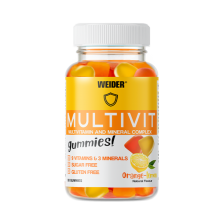 Gummies Multivit | Weider |80 Gominolas |La forma más deliciosa de tomar vitaminas y minerales