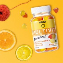 Gominolas Multivit | Weider |80 Gominolas |La forma más deliciosa de tomar vitaminas y minerales