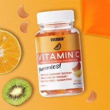 Gominolas Vitamina C| Weider |84 Gominolas |Vitalidad gajo a gajo! ¡Tomar vitamina C nunca fue tan apetecible!