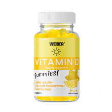 Gominolas Vitamina D| Weider |50 Gominolas |  una forma apetecible y fácil de tomar tu dosis diaria de vitamina D