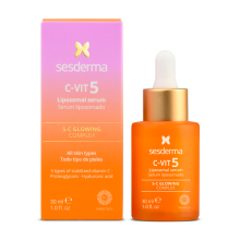 C-VIT 5 Vitaminas Serum| SESDERMA |30ml| piel más elástica y flexible con  efecto inmediato